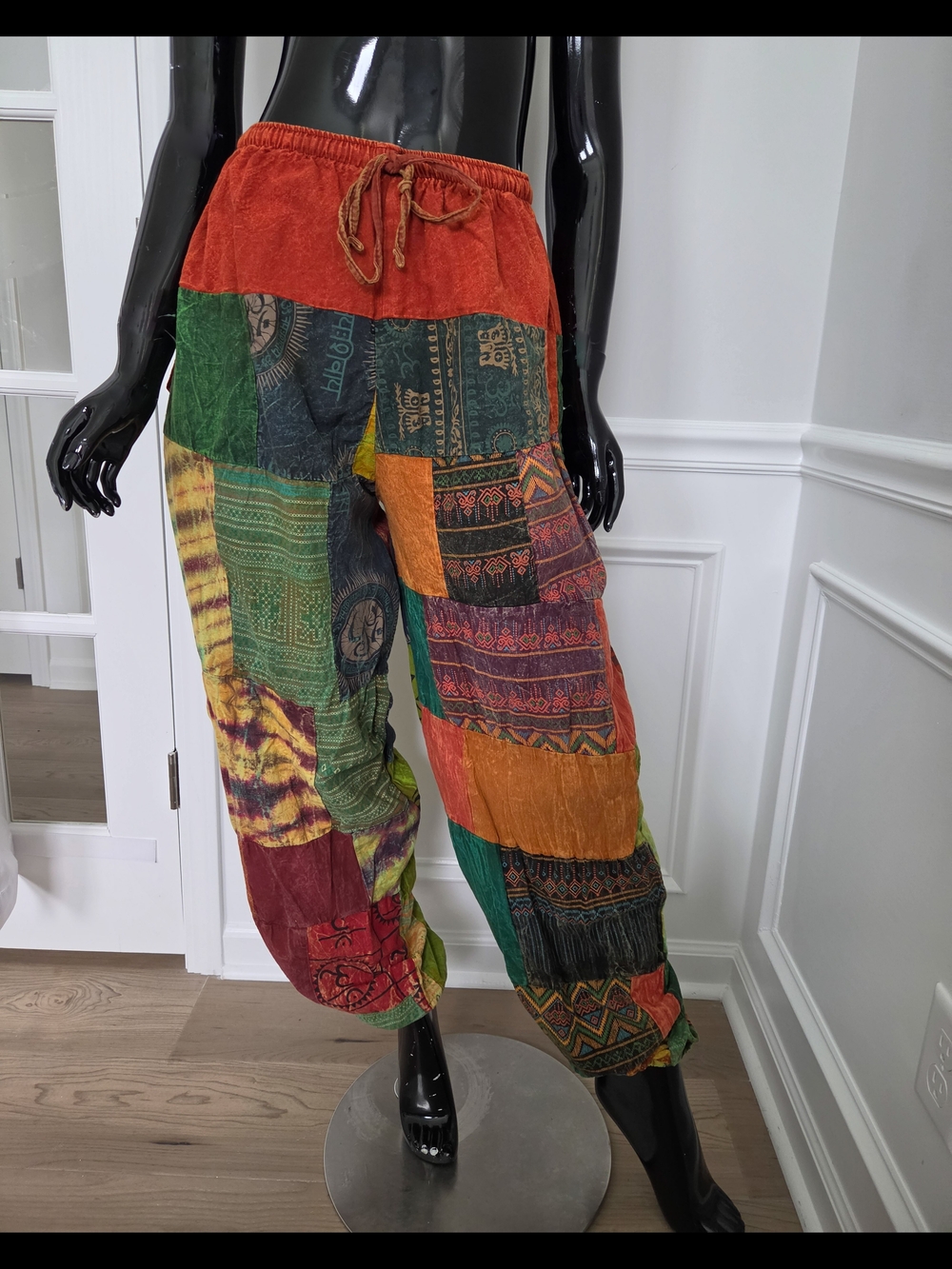 Women's Tribal Print Drawstring Joggers